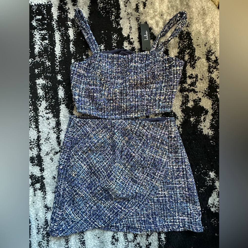 BNWT Lulus Tweed Skirt set